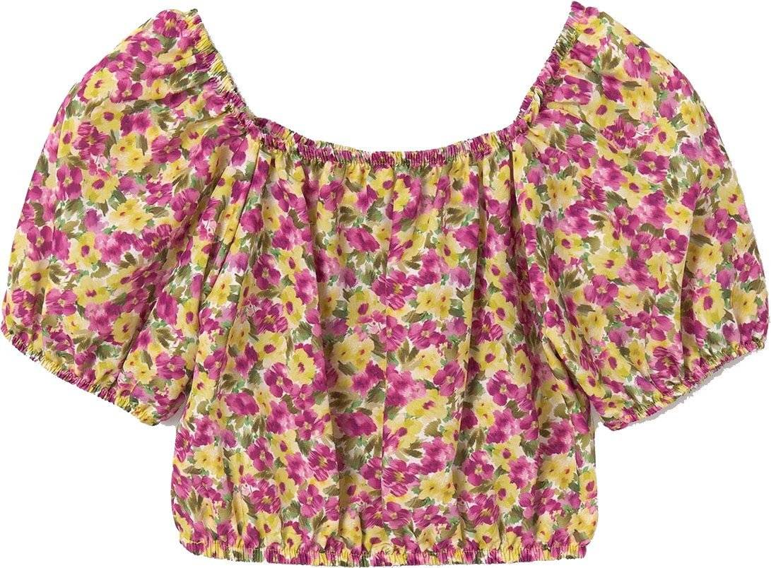 ΜΠΛΟΥΖΑ ΚΟΝΤΟΜΑΝΙΚΗ MAYORAL 6103 ΠΟΛΥΧΡΩΜO (140 CM)(10 ΕΤΩΝ) MAYORAL