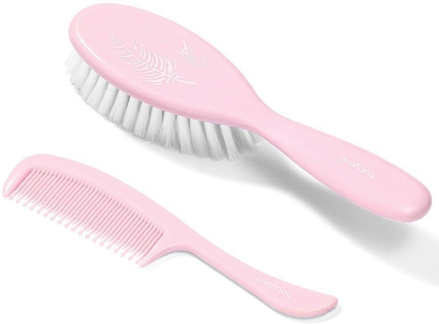 ΜΑΛΑΚΗ ΦΥΣΙΚΗ ΒΟΥΡΤΣΑ ΚΑΙ ΧΤΕΝΑ BABYONO ΡΟΖ