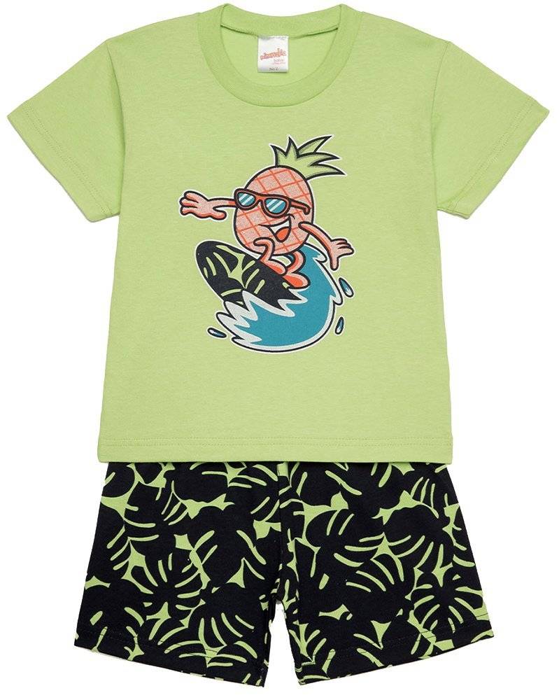 ΠΥΖΑΜΑ MINERVA PINEAPPLE SURF ΛΑΧΑΝΙ (98-104CM.)-(3-4 ΕΤΩΝ)