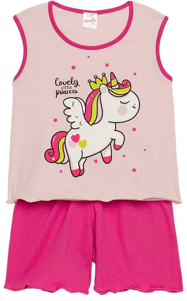 ΠΥΖΑΜΑ MINERVA UNICORN ΡΟΖ (98-104CM.)-(3-4 ΕΤΩΝ)