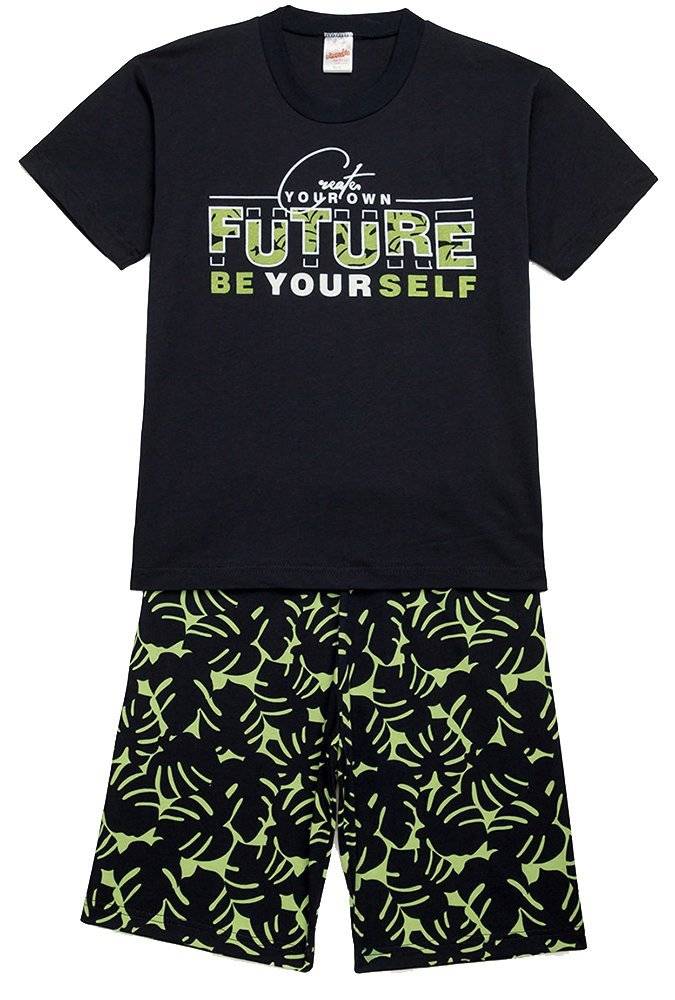 ΠΥΖΑΜΑ MINERVA FUTURE ΜΠΛΕ ΣΚΟΥΡΟ (128-140CM.)-(8-10 ΕΤΩΝ)