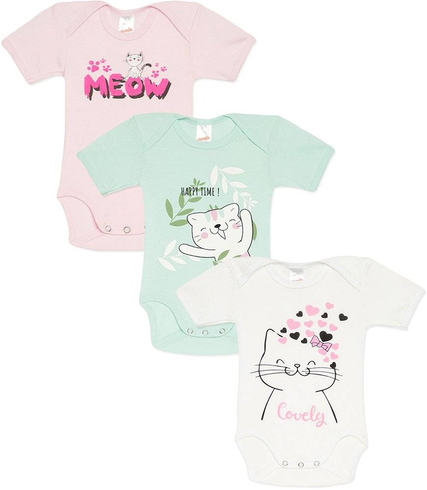 ΖΙΠΟΥΝΑΚΙ MINERVA MEOW ΛΕΥΚΟ/ΡΟΖ/ΑΝΟΙΧΤΟ ΠΡΑΣΙΝΟ 3ΤΜΧ (86CM)-(12-18 ΜΗΝΩΝ) MINERVA