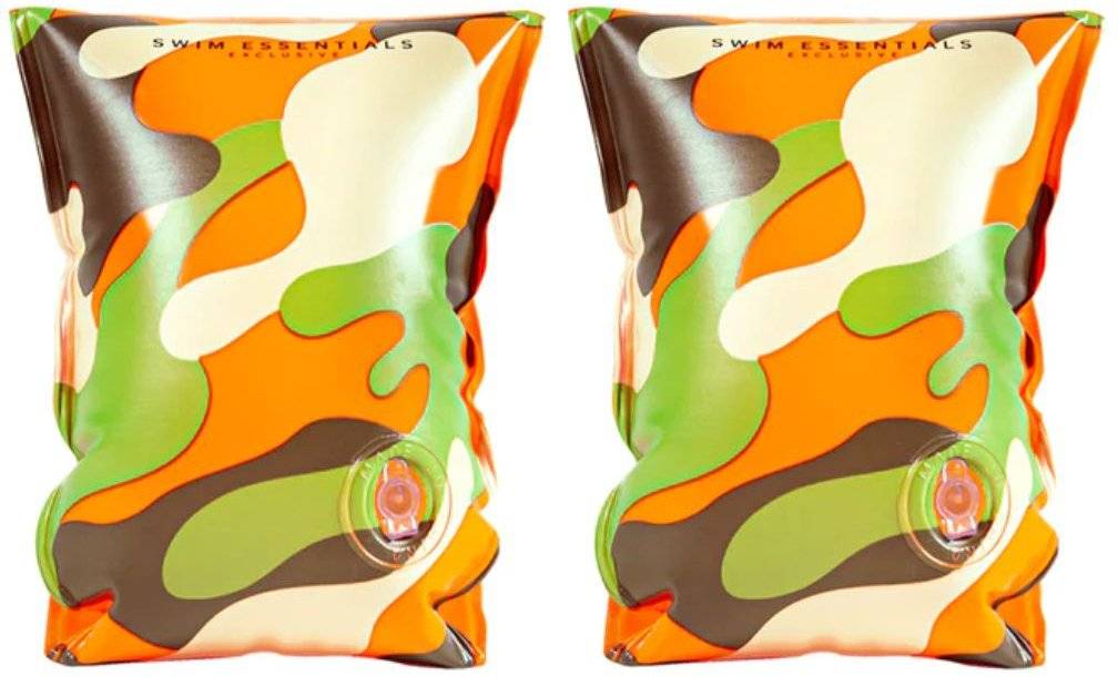SWIM ESSENTIALS ΜΠΡΑΤΣΑΚΙΑ SWIM ESSENTIALS 2-6 ΕΤΩΝ -&quot;ORANGE CAMOUFLAGE&quot;