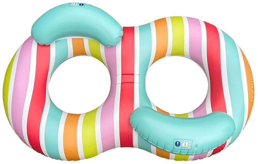 SWIM ESSENTIALS ΔΙΠΛΟ ΣΩΣΙΒΙΟ SWIM ESSENTIALS "RAINBOW" 190CM