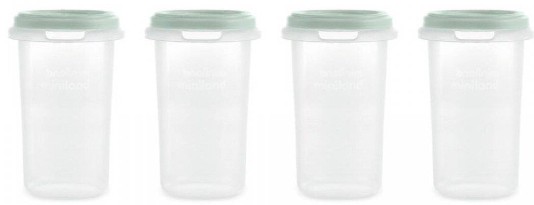 ΣΕΤ 4 ΔΟΧΕΙΩΝ MINILAND HERMISIZED MINT (330 ML) MINILAND