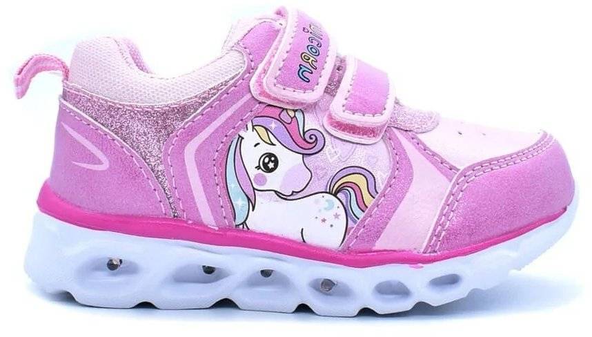 ΠΑΠΟΥΤΣΙΑ DISNEY UNICORN SPORT EVA WITH LIGHTS S8010092S 0025 ΦΟΥΞΙΑ (EU:21) DISNEY