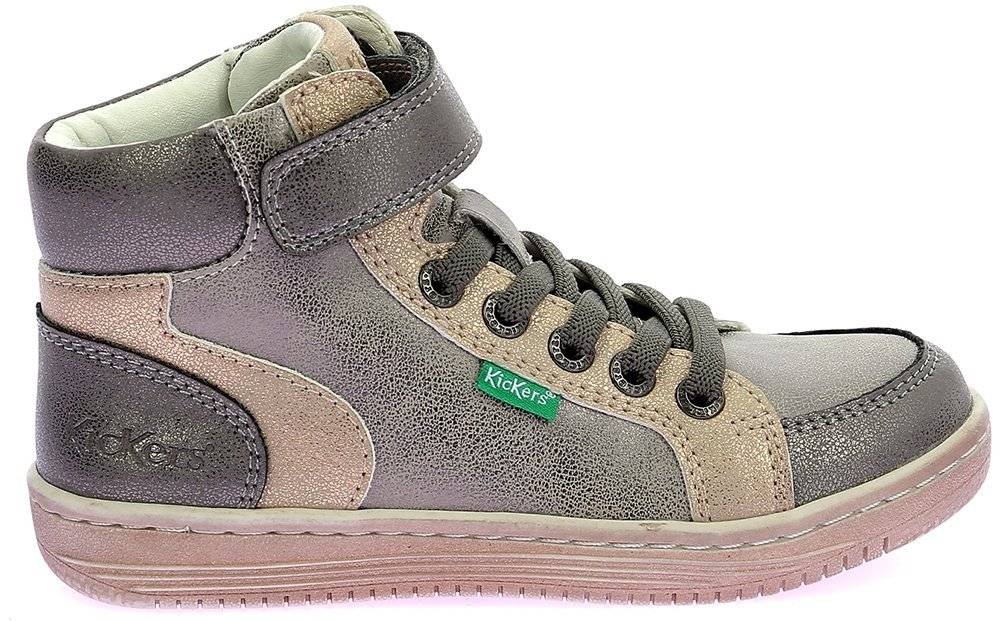 ΜΠΟΤΑΚΙ KICKERS LOLASTIC 972721 ΑΣΗΜΙ/ΣΑΜΠΑΝΙ (EU:27)
