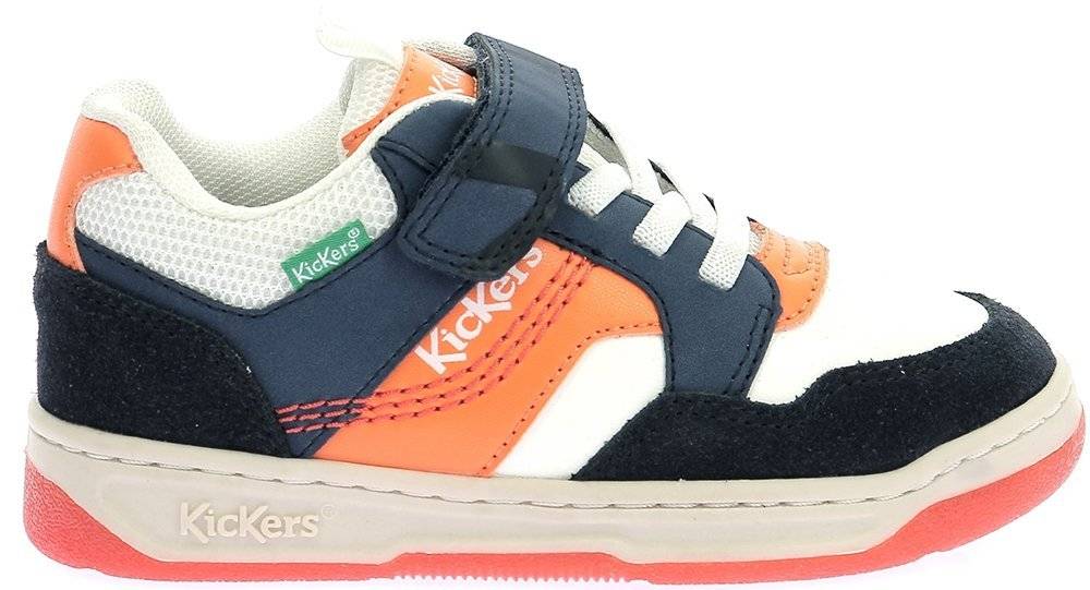SNEAKERS KICKERS KICKARTING 972760 ΜΠΛΕ ΣΚΟΥΡΟ/ΜΑΥΡΟ/ΠΟΡΤΟΚΑΛΙ (EU:26)