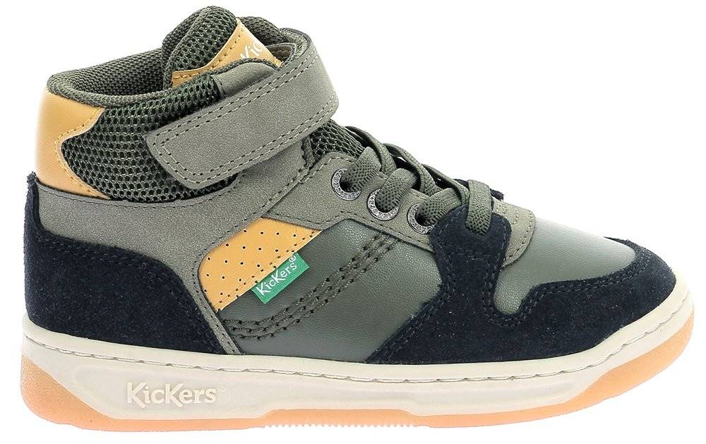 ΜΠΟΤΑΚΙ KICKERS KICKADO 972790 ΧΑΚΙ/ΜΠΛΕ/ΚΑΜΕΛ (EU:29)