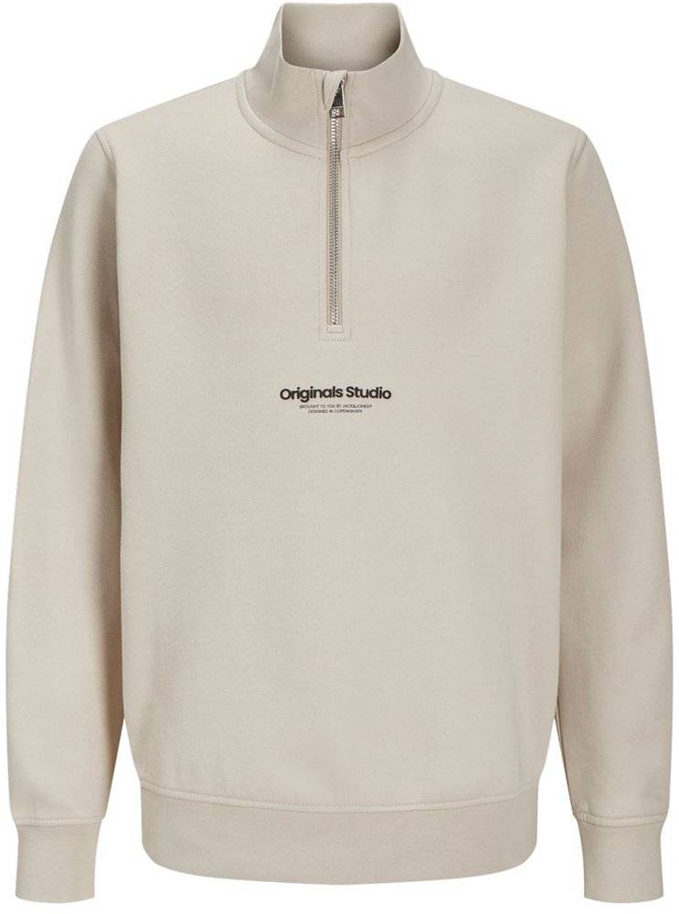 ΦΟΥΤΕΡ JACK - JONES JORVESTERBRO QUARTER ZIP 12242475 ΕΚΡΟΥ (176 CM) (16 ΕΤΩΝ)