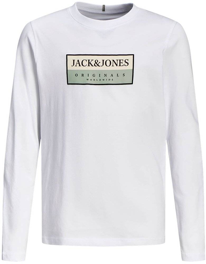 ΜΠΛΟΥΖΑ ΜΑΚΡΥΜΑΝΙΚΗ JACK - JONES JORFREDERIKSBERG 12263109 ΛΕΥΚΟ (176 CM) (16 ΕΤΩΝ)