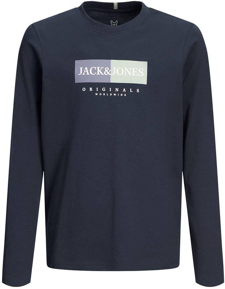 ΜΠΛΟΥΖΑ ΜΑΚΡΥΜΑΝΙΚΗ JACK - JONES JORFREDERIKSBERG 12263109 ΣΚΟΥΡΟ ΜΠΛΕ (128 CM) (8 ΕΤΩΝ) JACK - JONES
