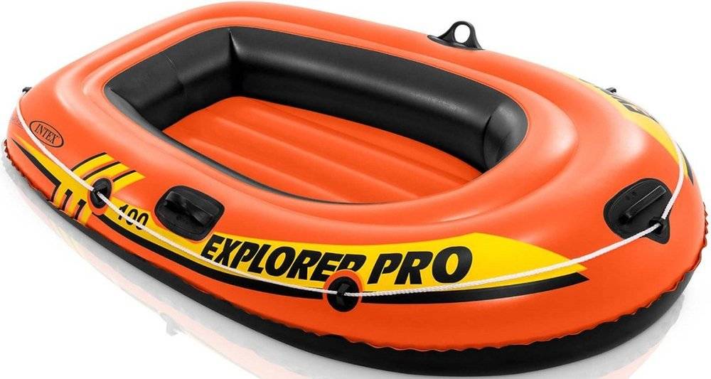 ΦΟΥΣΚΩΤΗ ΒΑΡΚΑ INTEX EXPLORER PRO 100 BOAT ΠΟΡΤΟΚΑΛΙ (160 CM) INTEX