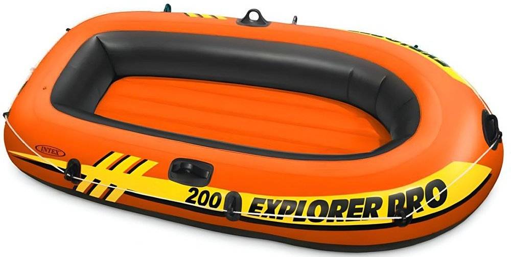 ΦΟΥΣΚΩΤΗ ΒΑΡΚΑ INTEX EXPLORER PRO 200 BOAT ΠΟΡΤΟΚΑΛΙ (196 CM) INTEX