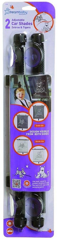 DREAMBABY ΣΚΙΑΣΤΡΟ ΑΥΤΟΚΙΝΗΤΟΥ DREAMBABY ROLLER ZEBRA - TIGER 2ΤΕΜ