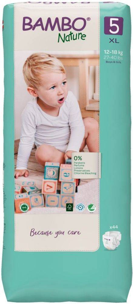 ΒΡΕΦΙΚΕΣ ΠΑΝΕΣ BAMBO NATURE ECO-FRIENDLY SIZE 5 TALL (12-18 KG) 44ΤΜΧ