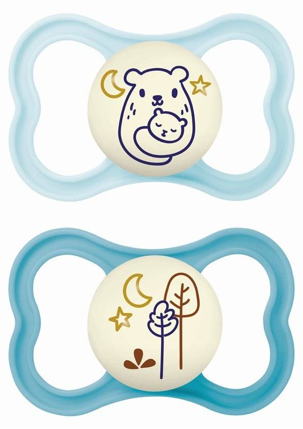 ΠΙΠΙΛΑ ΜΑΜ AIR NIGHT ΣΙΛΙΚΟΝΗ 2TMX 6-16 ΜΗΝΩΝ (217SBC) ΜΠΛΕ