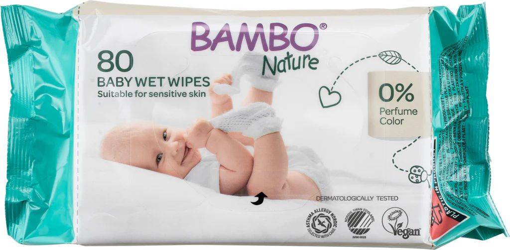 ΜΩΡΟΜΑΝΤΗΛΑ NATURΕ BAMBO 80 ΤΜΧ (20 X 15 CM) BAMBO NATURE