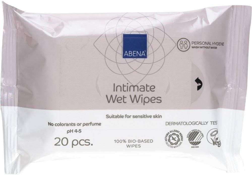 ΥΓΡΑ ΜΑΝΤΗΛΑΚΙΑ ΕΥΑΙΣΘΗΤΗΣ ΠΕΡΙΟΧΗΣ BAMBO NATURE ABENA INTIMATE WET WIPES BAMBO NATURE