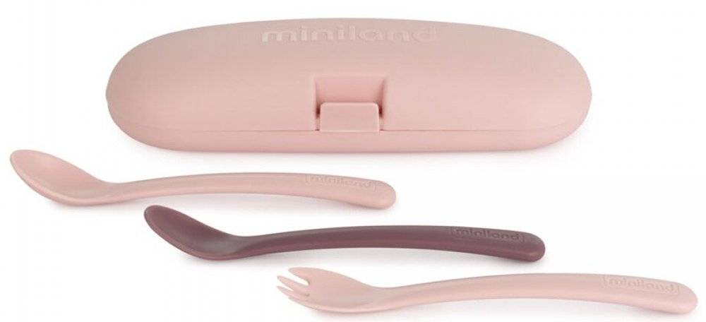 ΣΕΤ ΜΑΧΑΙΡΟΠΗΡΟΥΝΑ MINILAND PICNEAT TERRA PINK (3 ΤΜΧ) MINILAND