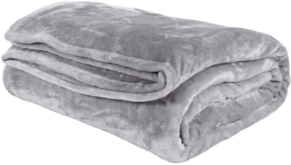 DAS HOME ΚΟΥΒΕΡΤΑ DAS ΒΑΒΥ 1342 RELAX VELOUR ΓΚΡΙ 110Χ150CM