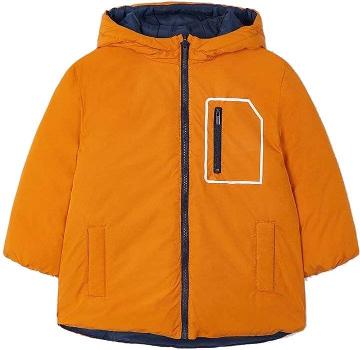 ΜΠΟΥΦΑΝ ΔΙΠΛΗΣ ΟΨΗΣ MAYORAL 04471 ΠΟΡΤΟΚΑΛΙ/ΣΚΟΥΡΟ ΜΠΛΕ (104 CM)(4 ΕΤΩΝ)