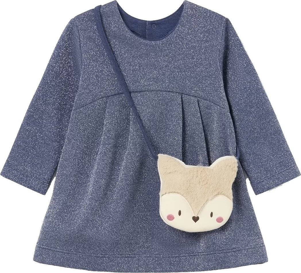 ΦΟΡΕΜΑ MAYORAL 02915 ΜΕ ΤΣΑΝΤΑΚΙ ΜΠΛΕ (86 CM)(18-24 ΜΗΝΩΝ) MAYORAL