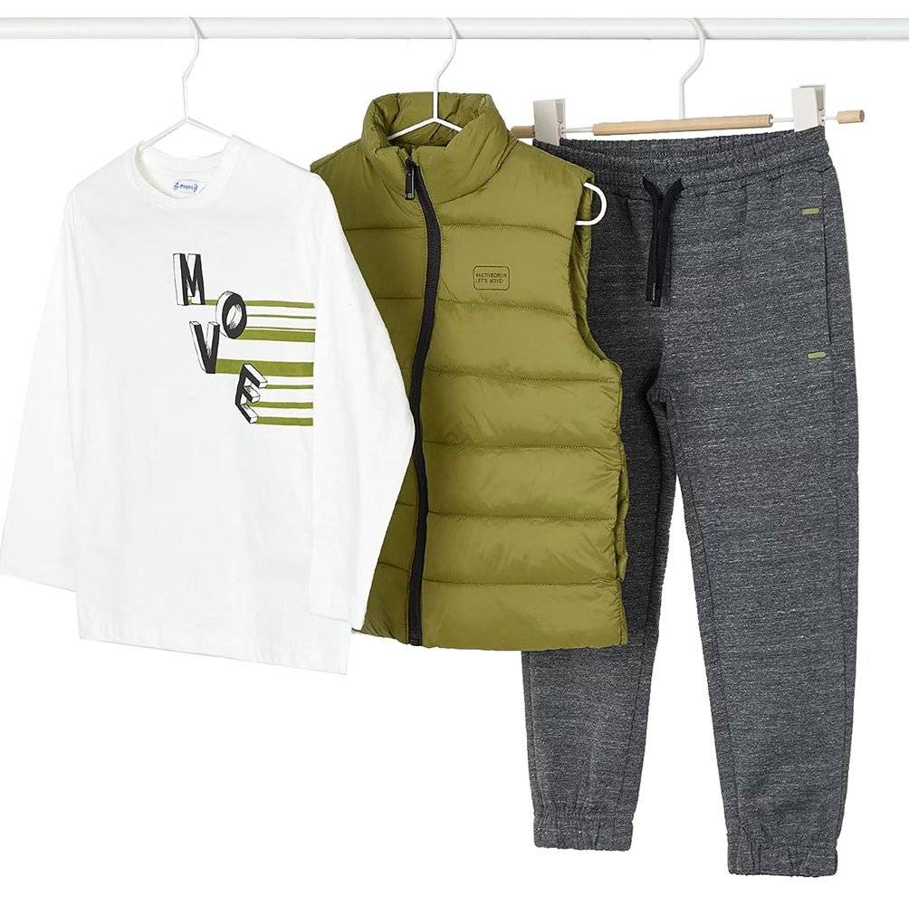 ΣΕΤ ΦΟΡΜΑΣ MAYORAL 04606 ΦΟΡΜΑ ΜΕ ΓΙΛΕΚΟ ΧΑΚΙ (104 CM)(4 ΕΤΩΝ) MAYORAL