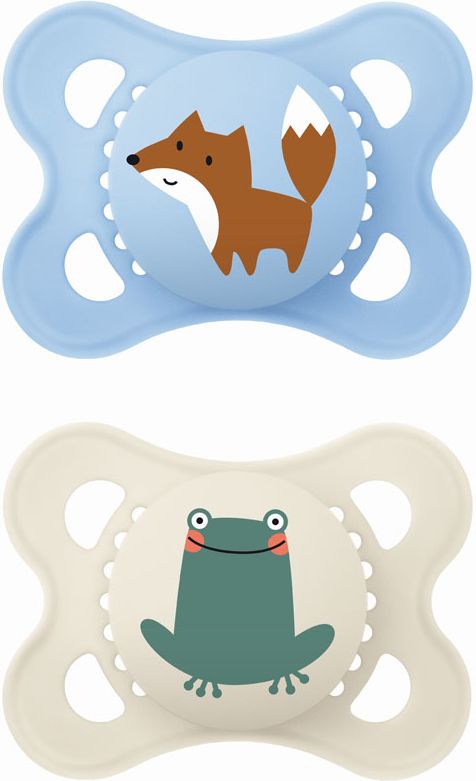 ΠΙΠΙΛΑ MAM ORIGINAL ΣΙΛΙΚΟΝΗ 2TMX.2-6 ΜΗΝΩΝ (100S) ΜΠΕΖ/ΓΑΛΑΖΙΟ