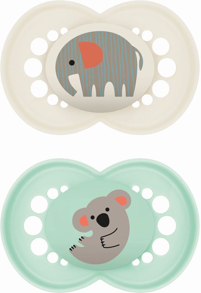 ΠΙΠΙΛΑ MAM ORIGINAL ΣΙΛΙΚΟΝΗ 2 TMX 16M+ (250S) ΜΠΕΖ/ΠΡΑΣΙΝΟ