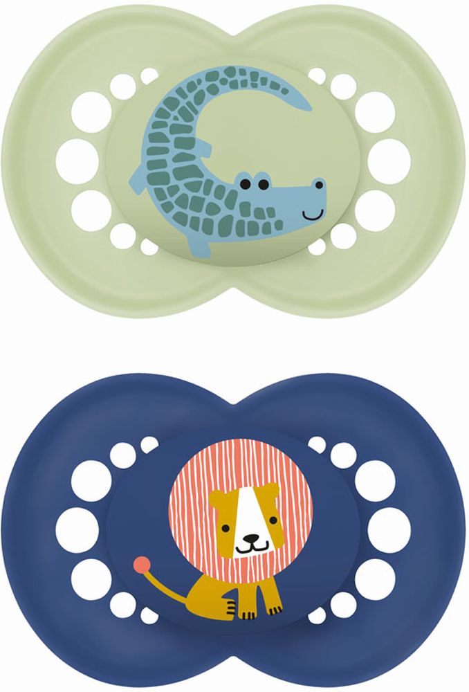 ΠΙΠΙΛΑ MAM ORIGINAL ΣΙΛΙΚΟΝΗ 2 TMX 16M+ (250S) ΠΡΑΣΙΝΟ/ΜΠΛΕ