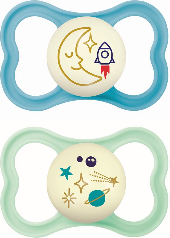 ΠΙΠΙΛΑ MAM AIR NIGHT ΣΙΛΙΚΟΝΗ 2 TMX 16M+ (277S) ΓΑΛΑΖΙΟ