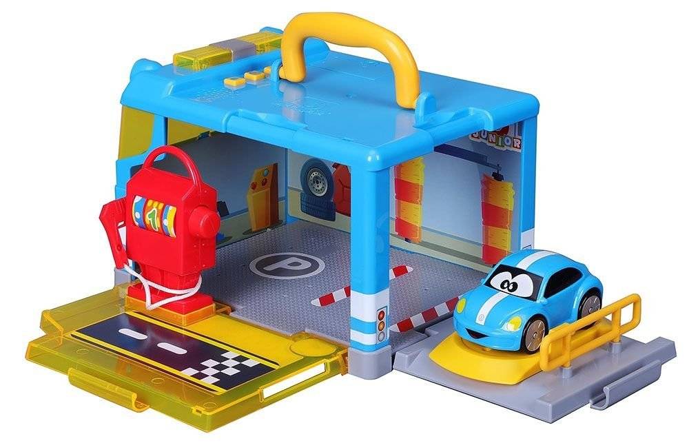 BBURAGO JUNIOR MY 1ST CARRY ALONG GARAGE - BLUE (16/88621)