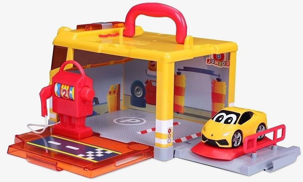 MY 1ST CARRY ALONG GARAGE YELLOW (16/88622) BBURAGO JUNIOR