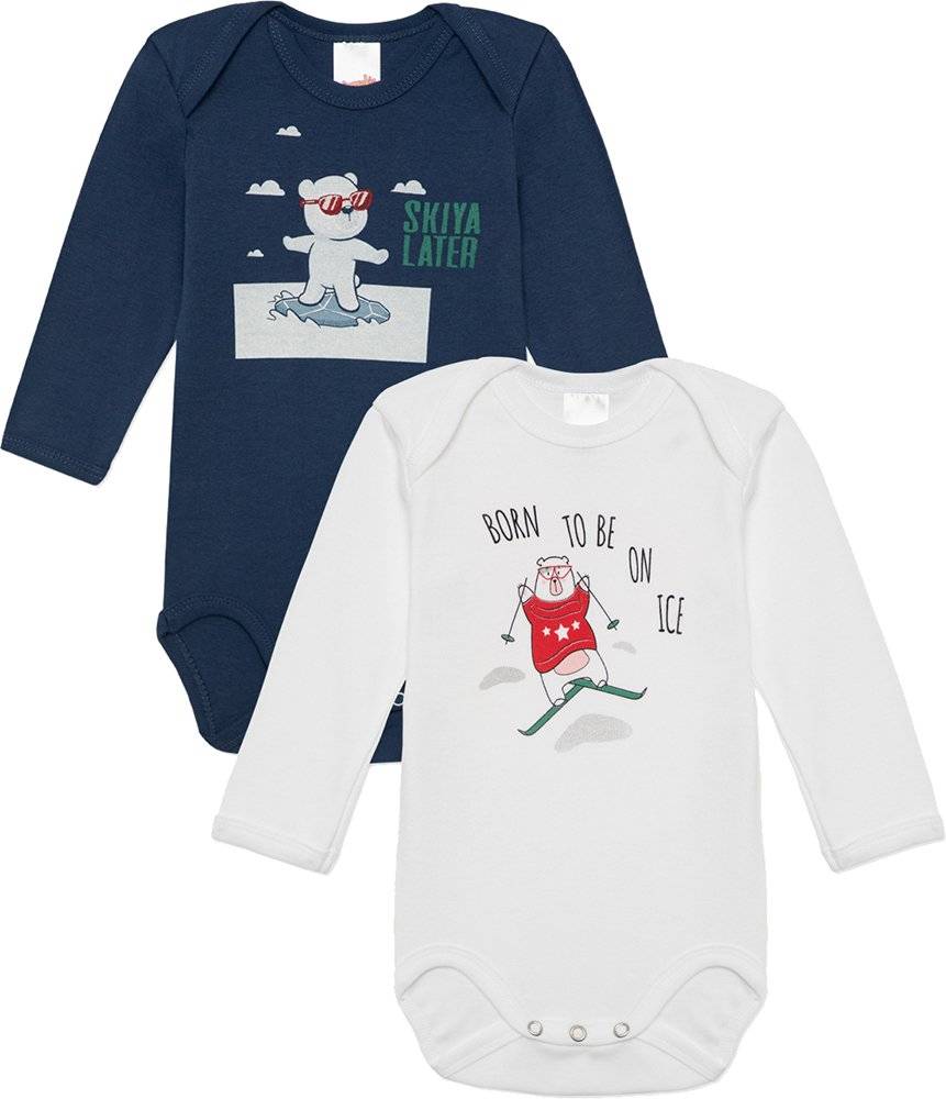 ΖΙΠΟΥΝΑΚΙ MINERVA ON ICE ΣΚΟΥΡΟ ΜΠΛΕ/ΛΕΥΚΟ 2ΤΜΧ (92CM)-(18-24 ΜΗΝΩΝ) MINERVA