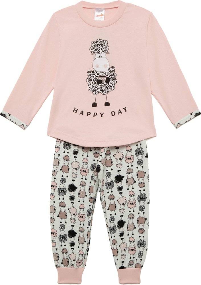 ΠΥΤΖΑΜΕΣ MINERVA SHEEPS ΡΟΖ (140-152CM)-(10-11 ΕΤΩΝ) MINERVA