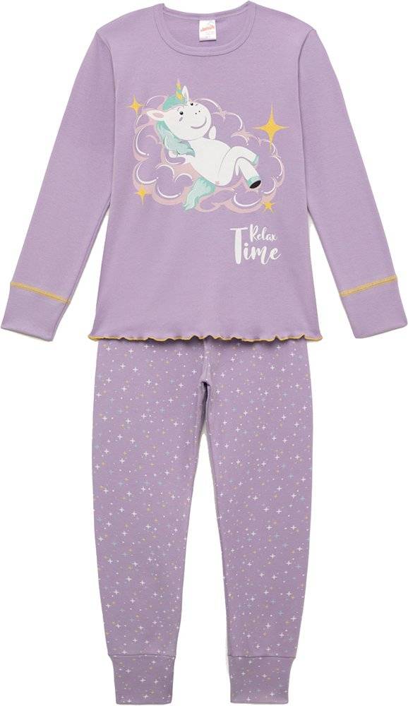 ΠΥΤΖΑΜΕΣ MINERVA RELAX TIME ΛΙΛΑ (140-152CM)-(10-11 ΕΤΩΝ) MINERVA