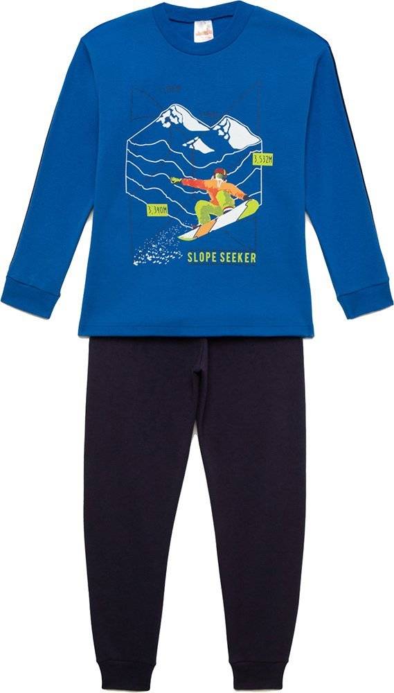 ΠΥΤΖΑΜΕΣ MINERVA SLOPE SEEKER ΜΠΛΕ ΗΛΕΚΡΙΚ (104-116CM)-(4-5 ΕΤΩΝ)