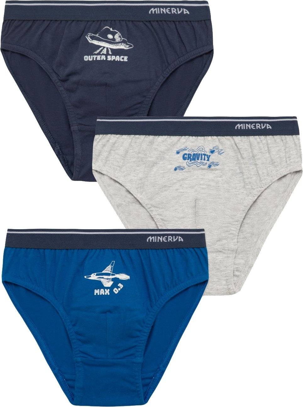 ΣΛΙΠΑΚΙ MINERVA GRAVITY ΜΠΛΕ/ΓΚΡΙ ΜΕΛΑΝΖΕ 3ΤΜΧ (152CM)-(11-12 ΕΤΩΝ)