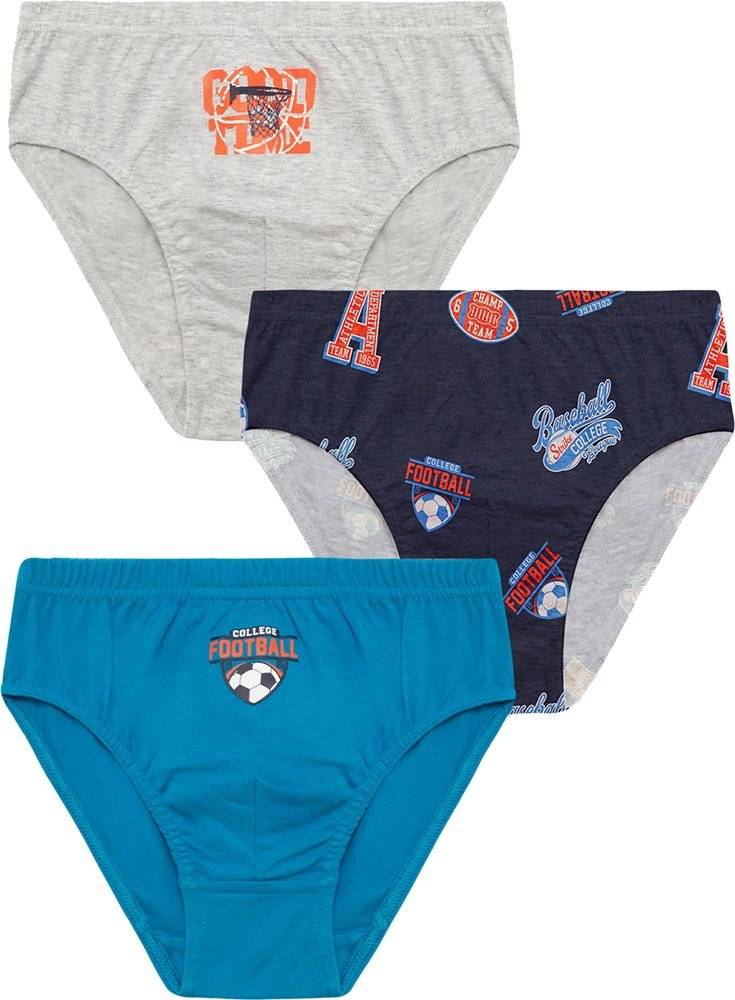 ΣΛΙΠΑΚΙ MINERVA ΜΠΛΕ ΣΚΟΥΡΟ/ΤΥΡΚΟΥΑΖ/ΓΚΡΙ ΜΕΛΑΝΖΕ 3ΤΜΧ (90CM)-(2 ΕΤΩΝ)