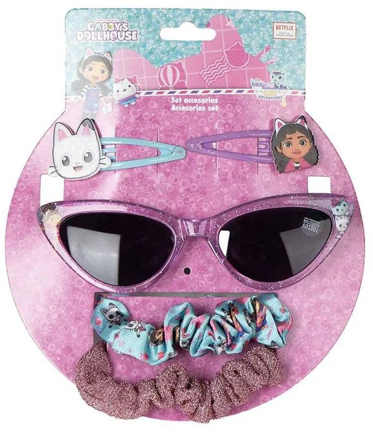 ΣΕΤ ΑΞΕΣΟΥΑΡ ΜΕ ΓΥΑΛΙΑ ΗΛΙΟΥ GABBY'S DOLLHOUSE 4ΤΜΧ GABBYS DOLLHOUSE