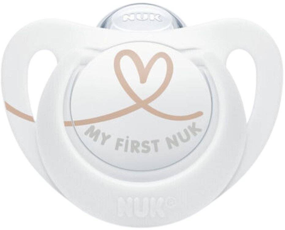ΠΙΠΙΛΑ NUK ΣΙΛΙΚΟΝΗ STAR ΛΕΥΚΟ 1TMX. 0-6 ΜΗΝΩΝ NUK