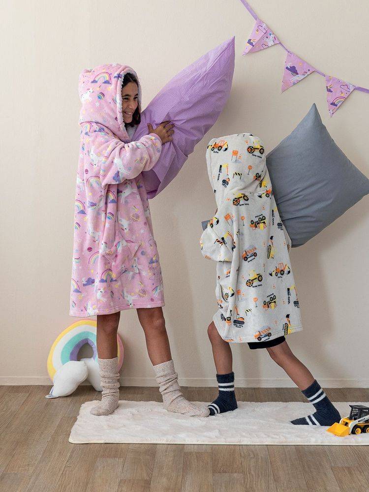 ΚΟΥΒΕΡΤΑ ΜΕ ΚΟΥΚΟΥΛΑ PALAMAIKI HOME CELE FLEECE GIRL 3-6 ΕΤΩΝ ΠΑΛΑΜΑΙΚΗ