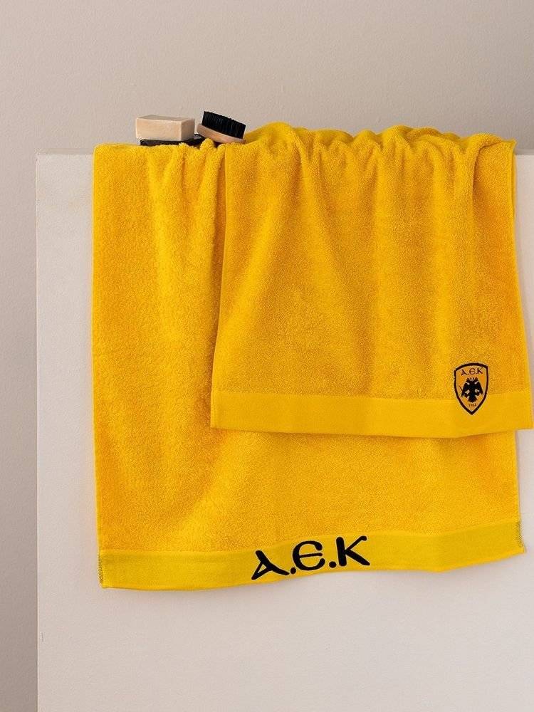 ΠΕΤΣΕΤA PALAMAIKI HOME 1924 AEK TOWEL 70X140CM ΠΑΛΑΜΑΙΚΗ