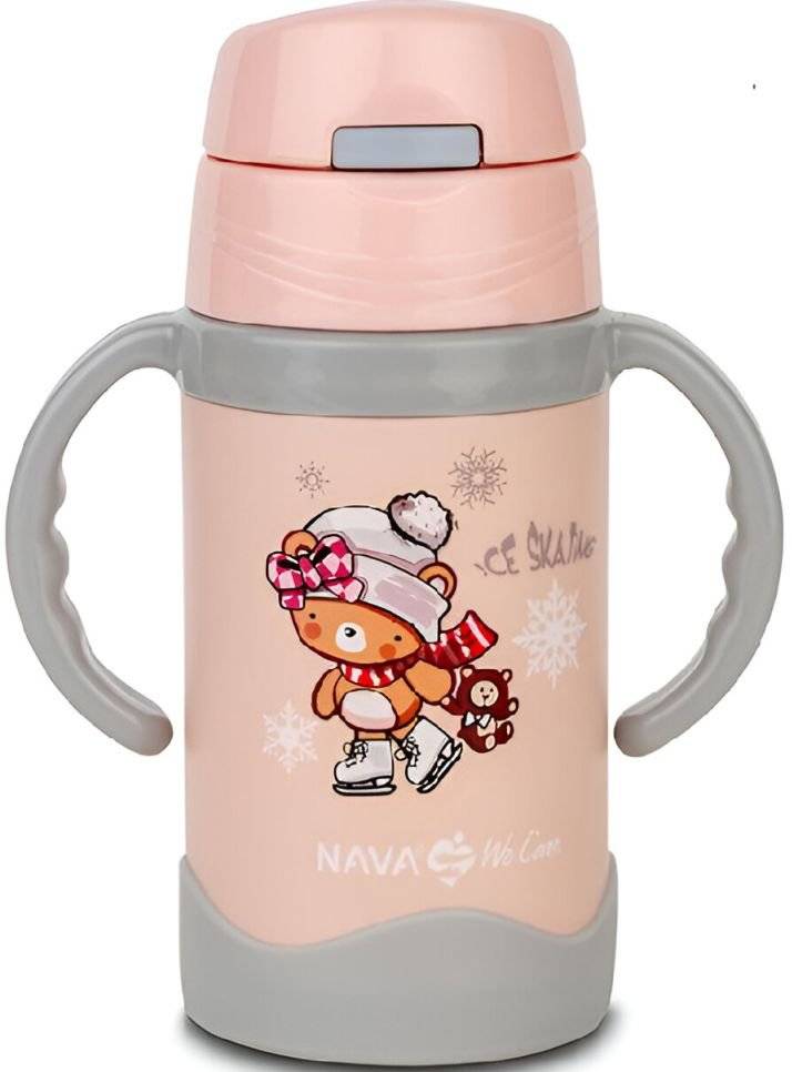 ΘΕΡΜΟΣ ΜΠΟΥΚΑΛΙ NAVA WE CARE ΑΝΟΞΕΙΔΩΤΟ ΡΟΖ (300 ML)