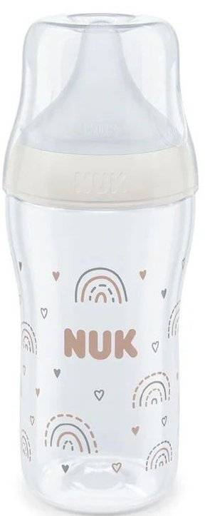 ΜΠΙΜΠΕΡΟ NUK PERFECT MATCH PP TEMP.CONTROL RAINBOW 260ML NUK
