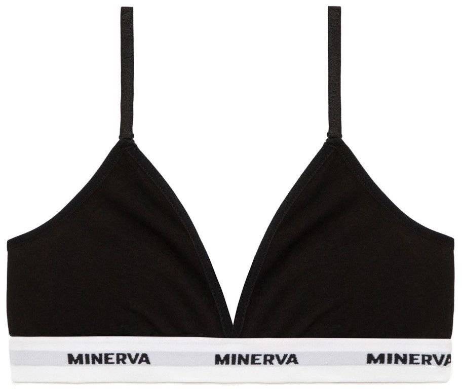 MINERVA ΜΠΟΥΣΤΑΚΙ MINERVA TRIANGLE TEEN'S BUSTIER ΜΑΥΡΟ (14 ΕΤΩΝ/S)