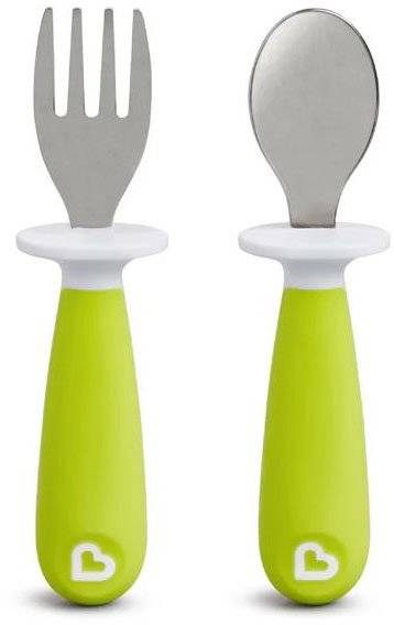 ΣΕΤ ΝΗΠΙΩΝ ΠΙΡΟΥΝΙ ΚΑΙ ΚΟΥΤΑΛΙ ΒΑΣΗΣ MUNCHKIN 12 ΜΗΝΩΝ+ ΠΡΑΣΙΝΟ MUNCHKIN