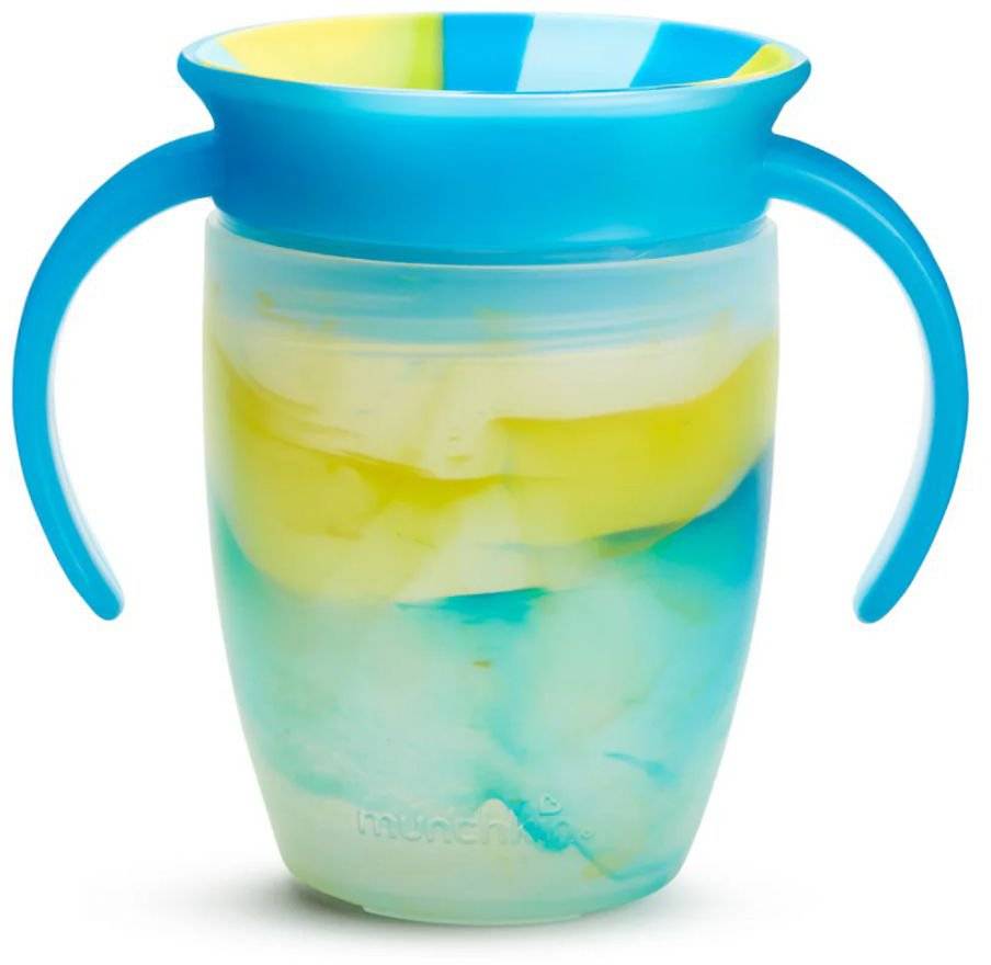 MUNCHKIN ΕΚΠΑΙΔΕΥΤΙΚΟ ΠΟΤΗΡΙ MUNCHKIN MIRACLE TRAINER TROPICAL SWIRL 207 ML ΜΠΛΕ
