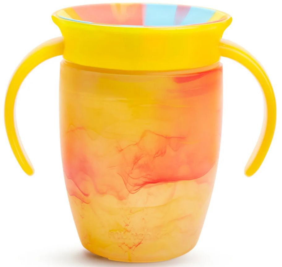 MUNCHKIN ΕΚΠΑΙΔΕΥΤΙΚΟ ΠΟΤΗΡΙ MUNCHKIN MIRACLE TRAINER TROPICAL SWIRL 207 ML ΚΙΤΡΙΝΟ